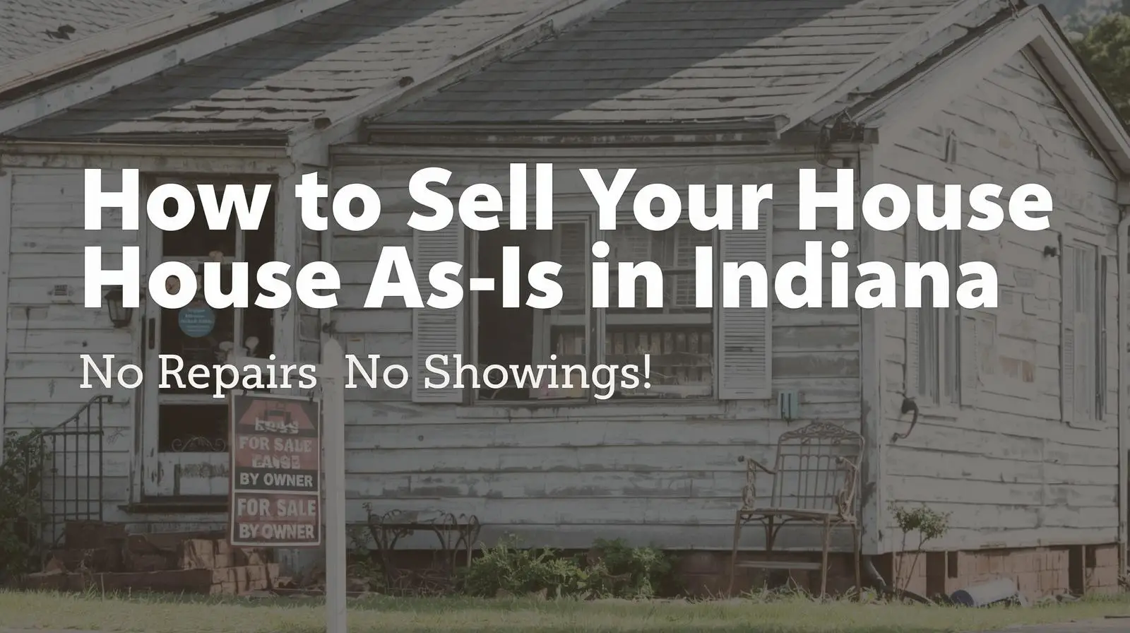 sell house without repairs indiana