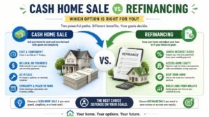 Cash home sale vs. Refinancing Indiana