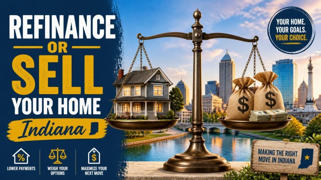 Cash Home Sale vs. Refinancing: Which Is the Better Move for Indiana Homeowners? 2 Refinance or sell your home Indiana