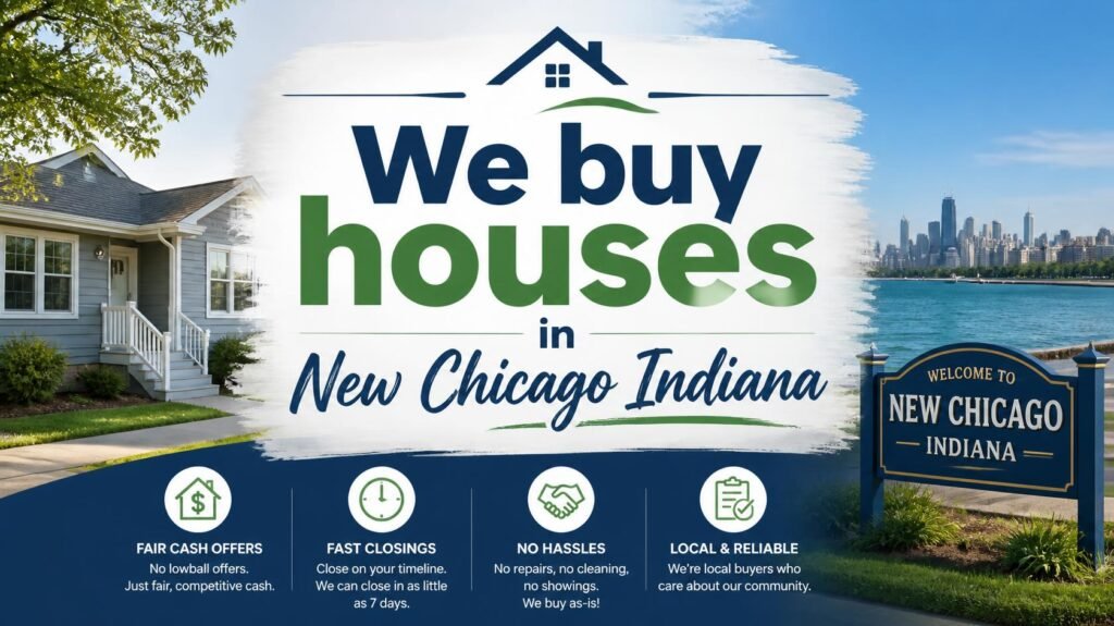 We Buy Houses in New Chicago, Indiana - Fast Cash Offers 1 We buy houses in New Chicago Indiana