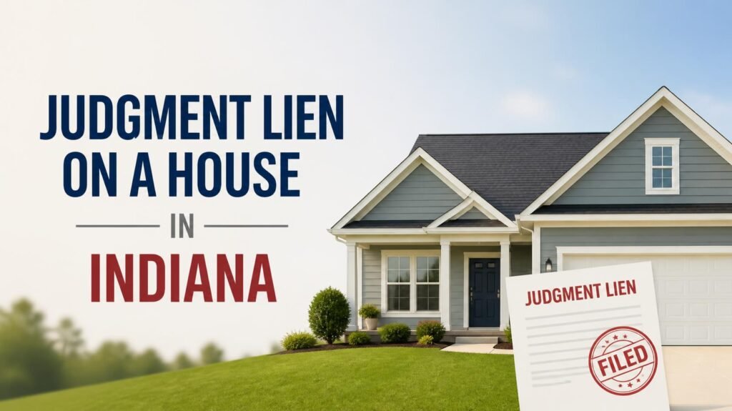 judgment lien on a house in Indiana