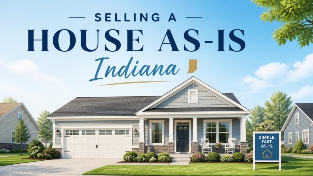 selling a house as-is Indiana