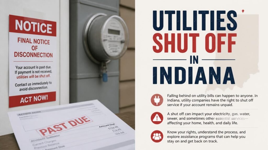 Utilities shut off in Indiana